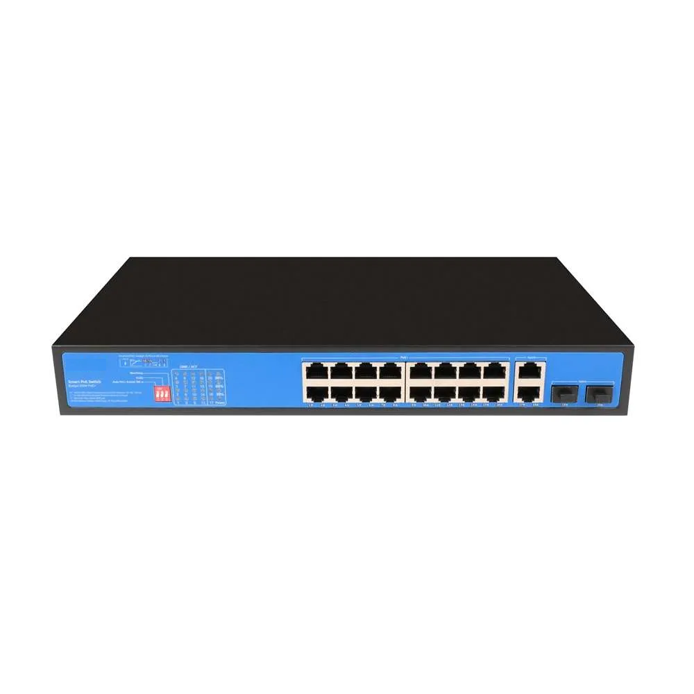 Best Selling 20 Ports Full Giga PoE Switch