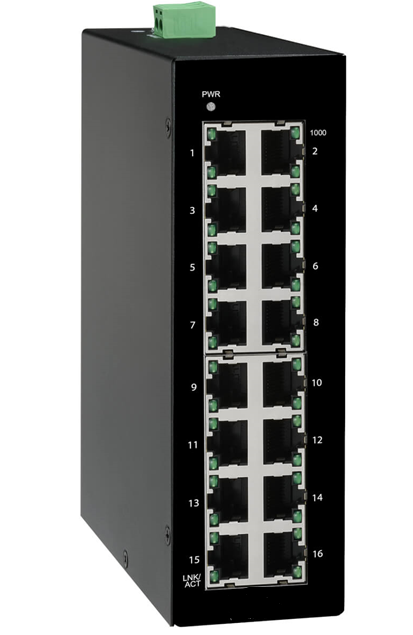 16 PORT UNAMANAGED
ETHERNET SWITCH
