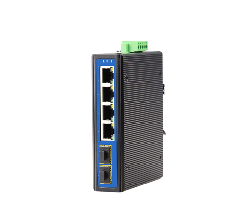 [XC-PIS1806-4GE] 6 Port Full Gigabit Industrial PoE Fiber Switch