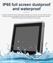 18.5 inch fanless core i3  ip65 all in one industrial HMI touch screen panel tablet pc