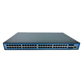 48 Ports Layer 2 Managed Switch with 10G uplink 48*GE RJ45+4*10G SFP+1*Console Managed Ethernet Switch