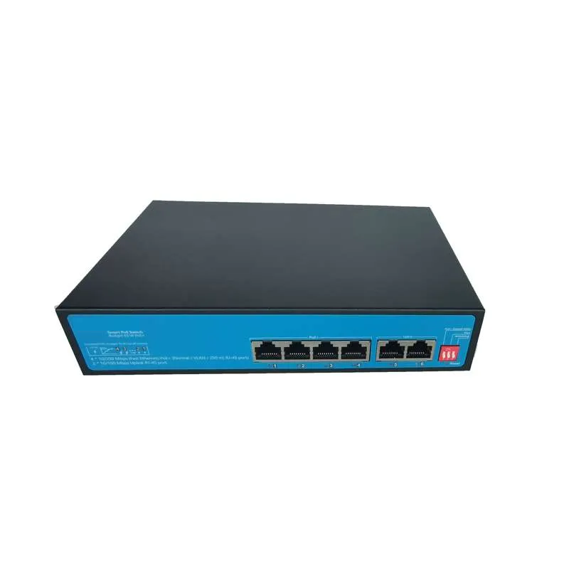 4 Port 100M PoE Switch with Build in Power Supply