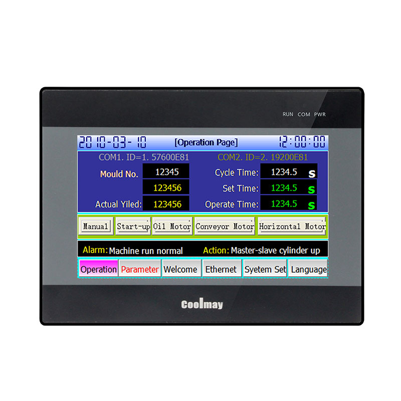 7 Inch Industrial Integrated All in One Machine Combo Display Modbus LCD Touch Screen Panel Controller PLC HMI