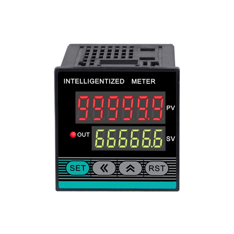 Economical Dual-line 6 Digit Display Electronic Length Digital Meter Counter