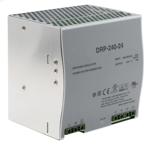 [DRP-240-24] DR-240W Din Rail Power Supply 24V,10A