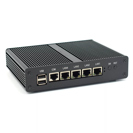 [XNP06-J1900] 4 LAN Fanless Mini Firewall PC