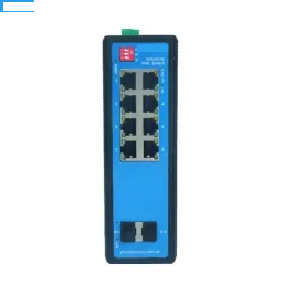 [XC-PIS3910-8GE] CCTV Security 1000M 10 Ports Industrial PoE Fiber Switch