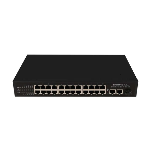 [XC-S1726CF-AP] Best Selling 26 Ports 100M PoE Switch with 2 Giga*RJ45 +1*SFP
