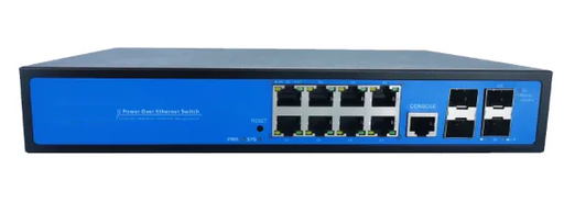 [XC-S3912GM-AP] 12 Port Managed PoE Switch with 4*10G SFP+ Slot