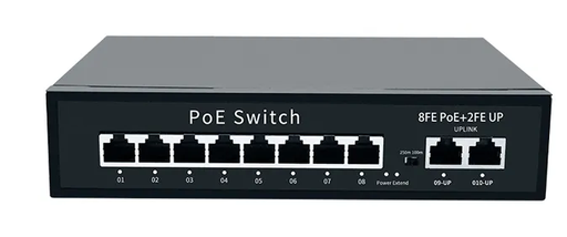 [XC-S1710CF-AP] 8-Port 100M PoE Unmanaged Switch With Built-In Power Supply Wholesale