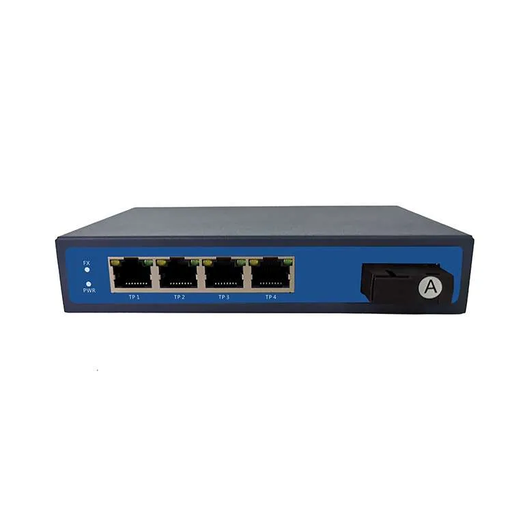 [XC-S1905CXG-DP] 4 Port Full Gigabit 1000M Unmanaged PoE Switch with 1*SC Uplink